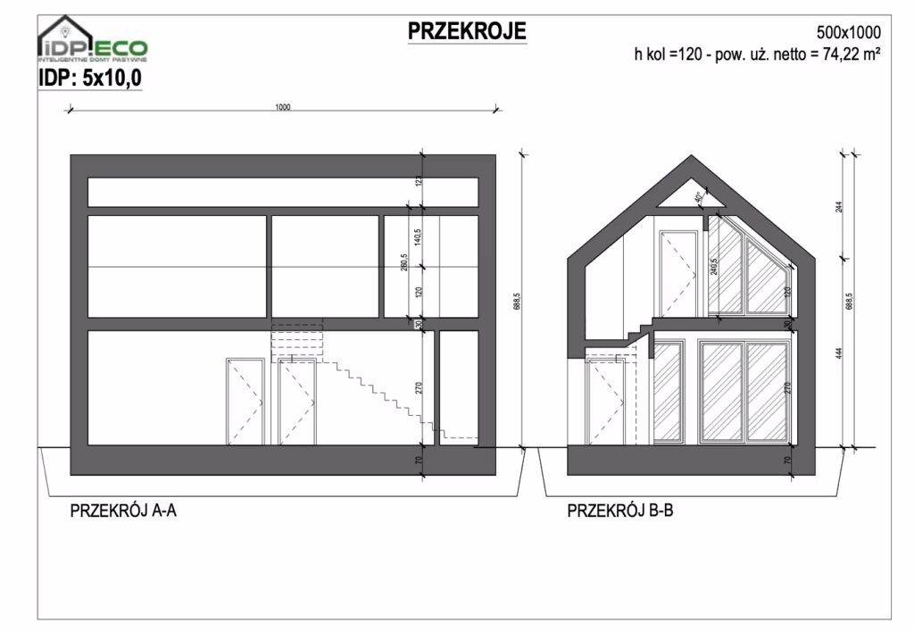 IDP_5x10,0_Przekrój_H_1,2m