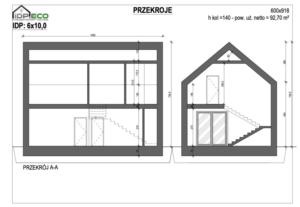 IDP_6x10,0_Przekrój_H_1,4m