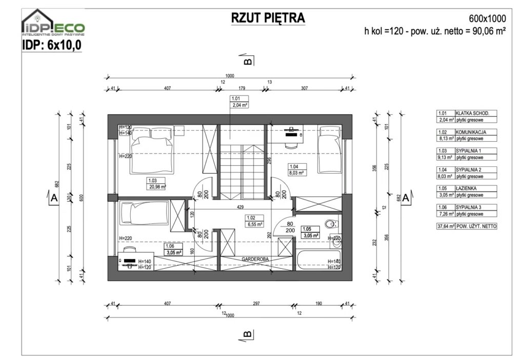 IDP_6x10_0_Rzut-piętra_H_1_2m